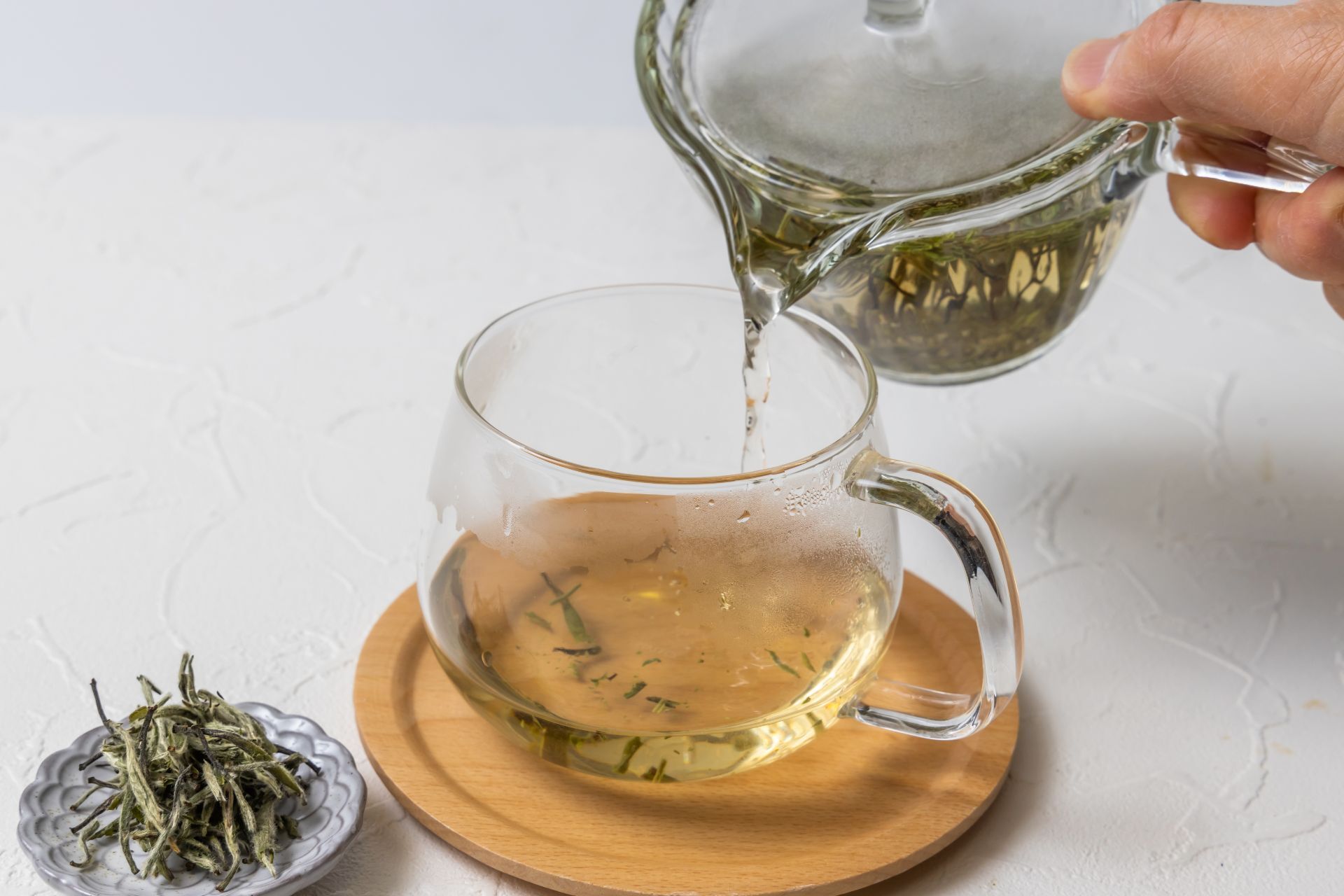 アフターケアとしてお茶をサービス